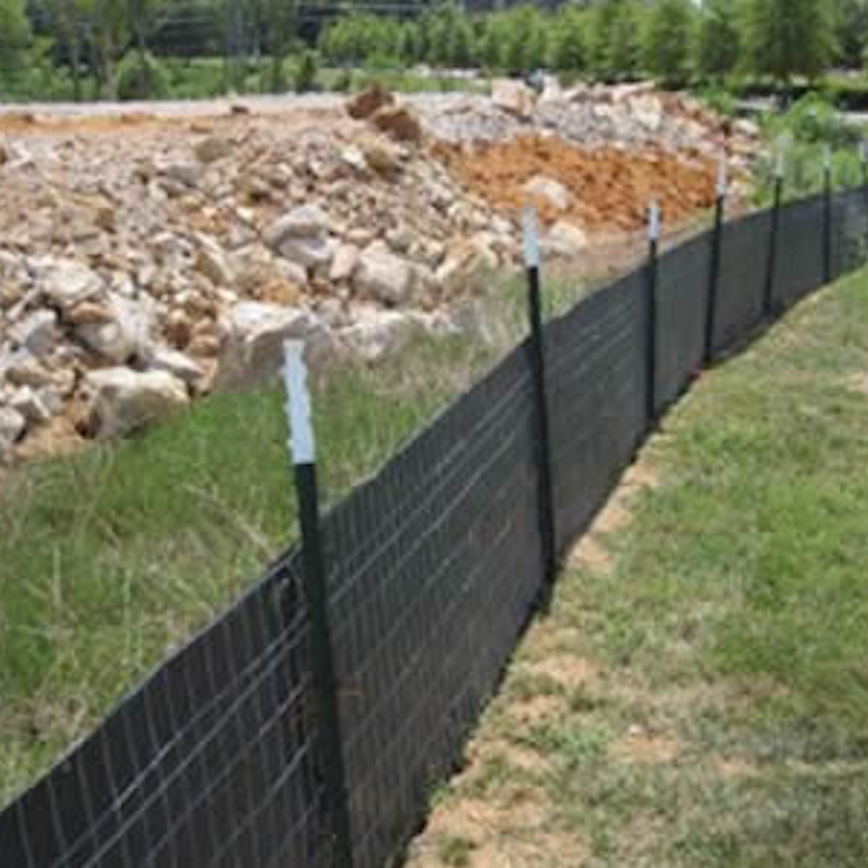 reinforced silt fence